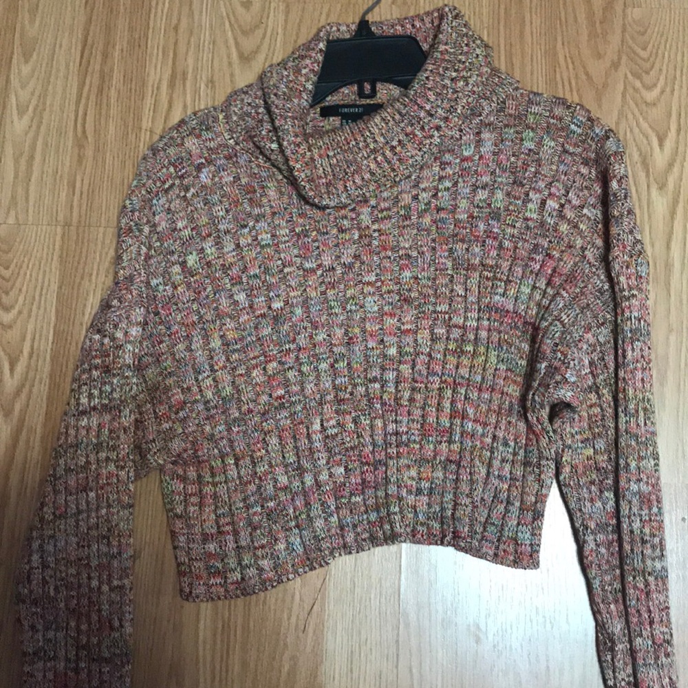 Turtle neck crop top